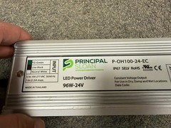Principal Sloan P-OH100-24-EC 96W 24V LED Power Driver IP67 100-277V Hardwired