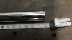 1.500 (1-1/2 inch) Dia x 30.75 inches, 4140 Alloy Steel Round Rod, Bright finish
