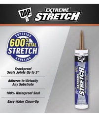 12 DAP Extreme Stretch ~ Wood Tone ~ Acrylic Urethane Sealant 10.1 oz ea. Case