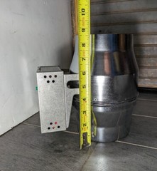Energy Saving Devices Inc Automatic Gas Vent Damper AX503 5” for 24V Control A17