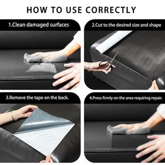 Leather Repair Tape,16×63 inch Self Adhesive Leather Repair Patch,Vinyl Leath…