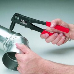 DURATECH 4-in-1 Rivet Gun with 100 Rivets – 3/32″ 1/8″ 5/32″ 3/16″ Heavy Duty