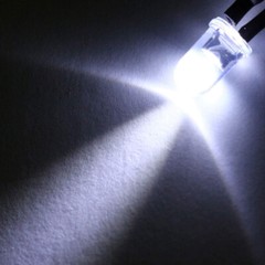 100X 3mm Pre Wired DC5V-12V Micro LED Lights Emitting Diodes Mini Bulbs Lamp NEW