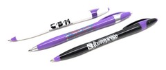 30ct Mixed Lot Misprint Click Pens JAVALINA Hub Pen PURPLE MIX Violet Lavender