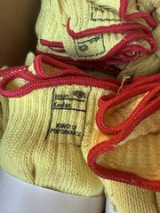 Dupont 12 Pairs Kevlar Knit Gloves Size Large Made In USA 4817Q-L 12 Qty Gloves