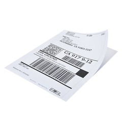 1000 Half Sheet Shipping Labels 8.5×5.5 Self Adhesive 2 Labels Per Sheet