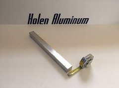 1″ x 12″ square bar & 1/4″ x 3″ x 12″ flat bar & 1/2″ x 3″ x 10″ flat bar