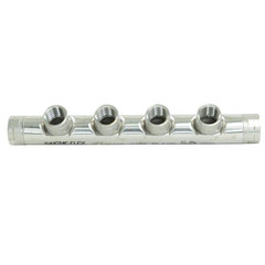 3/4 In. X 3/4 In. X (4) 1/2 In. CSST FIPT Stainless Steel Manifold