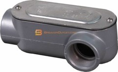 LL15-CGN Crouse-Hinds Die Cast Aluminum Type LL Conduit Outlet Body 1/2-Inch
