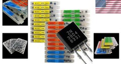 300pcs TO92 Bipolar Transistor Kit – 30 Assorted Models for Electronics Projects