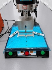 Ultrasonic Welder Plastic Machine with Mold Card Slabs PSA BGS SGC CGC