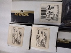 LEVITON 2-P, 3-W SINGLE LOCK RECEPTACLE 2330 20A-277V AC/VCA L7-20 (7 new + 2)