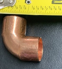 Pro 10 Pack 1/2″ C X C 90 Degree Elbow Copper Solder Fittings NIBCO MPP607