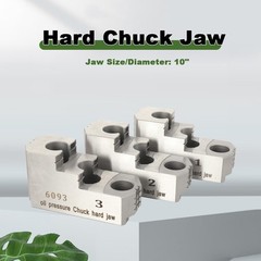 3pcs 10″ Hard Chuck Jaw for 10″ Lathe Chucks for 40crmnti Chuck 14.8X10.3X.5cm