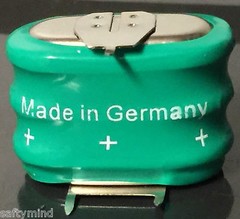 Brand New Varta 3/V150H 3.6V 150mAh 3 Pin 55615-303-059 Rechargeable Battery