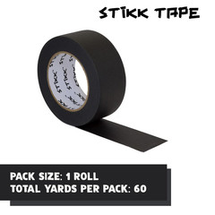 STIKK Painters Tape – 1Pk Black Painter Tape – 2 Inch X 60 Yards – Paint Tape fo