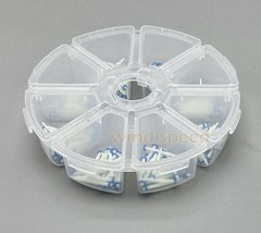 200 Pcs Dental Fiber Post Glass Teeth Restorative Screw Posts 1.2 1.4 1.6 1.8mm