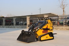 FREE SHIP 2026 New Mini Skid Steer Loader 24HP 4-in-1 Bucket 3-Stage Pump Hydrau
