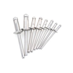 GRIP BLIND RIVET POP RIVETS DOME HEAD A2 STAINLESS STEEL 3.2mm 4mm 4.8mm 6.4mm