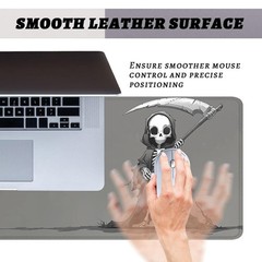 Cute Death Gaming Mouse Pad Cartoon Grim 31.5L x 11.8W inches,