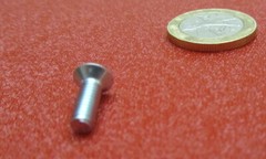 Zinc Plated Steel Flat Head Phillips Machine Screw M4 x 0.7 x 12 mm, 300 pcs