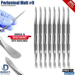 Dental Periosteal Elevator Molt #9 Double Ended German Grade Stainless Steel