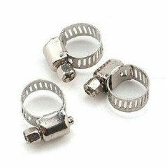 10x Stainless Steel Drive Hose Clamps Fuel Line Worm Clips 3/8″-1/2″ 8-12 mm