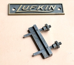 Vintage The Lufkin Rule Co. No. 8 Steel Rule Attachment Clamp. Made in the USA!