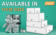 7X5X2 Shipping Boxes Small Corrugated Cardboard Box – 25 Pack White Mailing Boxe