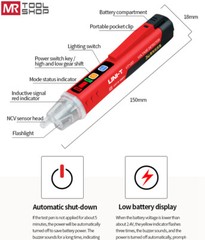 UNI-T UT12D AC Voltage Detector Non-Contact Test Pen Auto Sense AC/24V~1000V