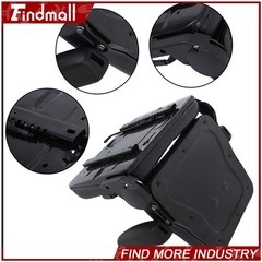 Findmall Universal Lawn Mower Forklift Tractor Seat W/ Sliding Track Armrest