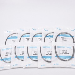 10 Pcs Dental Orthodontic Stainless Steel Round Arch Wires Ovoid/Natural/Square