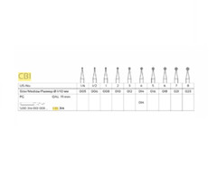 FG4 FG #4 Dental Carbide Burs, (100 Pack) – High Speed Friction Grip Made in EUR