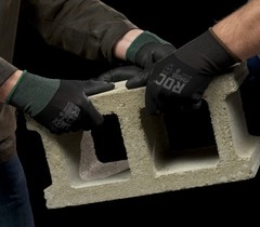 ROC Lightweight Polyurethane Palm Coated Work Gloves, 12 Pairs, BP169