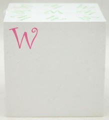 2400 Post-It SHEETS Notepad The Letter W White Sticky Notes 3″ Square Office NEW