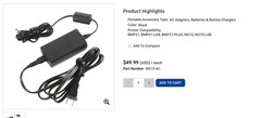 Brady ac adapter battery charger BMP21, BMP21-LAB, BMP21-PLUS, M210, M210-LAB