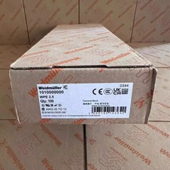 100pcs Weidmuller 1010000000 WPE 2.5 Yellow-green Grounding Terminal Block