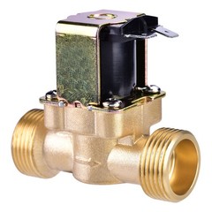 3/4 DC 24V Normally Closed Brass Electric Solenoid Magnetic Valve For Water