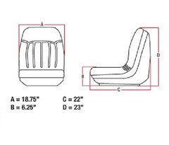 6669135 New Seat with Tracks for Bobcat 463 542 641 653 742 763 773 853 943 963
