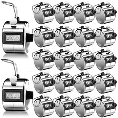 25 Pcs Hand Held Tally Counter 4 Digit Mechanical Palm Click Counter Handheld…