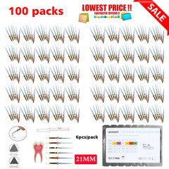 Dental Endo Endodontic Engine Rotary Files Root Canal NiTi Files 25mm 21mm 31mm