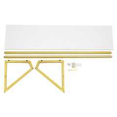 Gold Metal Garment Clothes Rack Clothing Rack Clothes Wall Shelf Hanger Display