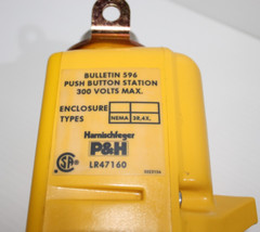 ⭐NEW⭐P&H HARNISCHFEGER 596 6-PUSHBUTTON PENDANT CONTROL STATION⭐With Cord Grip⭐