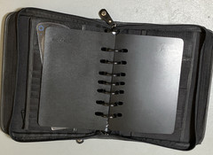 Franklin Covey Planner Binder Zippered 7 Ring Black 8 x 10.5 Organizer Business