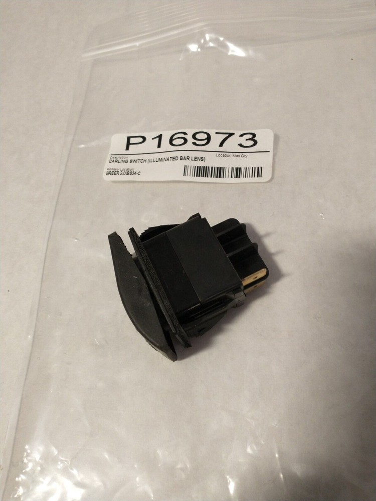 NIFTY LIFT CARLING SWITCH (ILLUMINATED BAR LENS) PART # P16973
