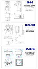 10A 250V Fuse Rocker Switch IEC C14 C01 Brass Inlet Power Socket Connector Plug