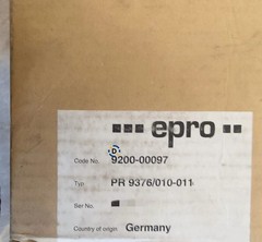 New PR9376/010-011 sensor