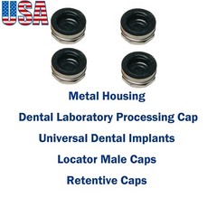 US For Hiossen Oss Implant Locator Abutments PEEK Retention Caps Mini & Regular