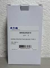 EATON BRNSURGE10 Surge Protection Device Type 2 120/240 V 2 Pole – New in Box