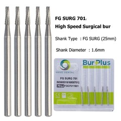 Wave Dental Surgical Bur Long 701 701L 702 702L 700 703 Carbide Burr High Speed